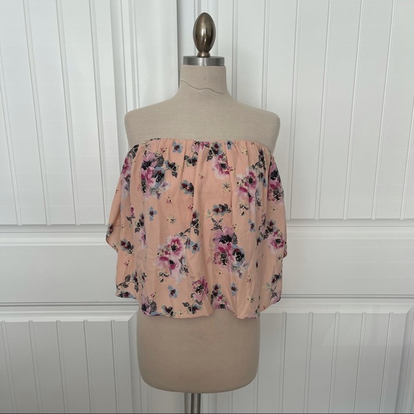 Sugarlips Tops - Sugar + Lips Floral Off the Shoulder Top
